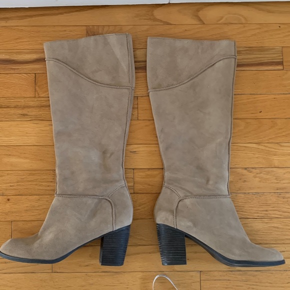 Franco Sarto Suede Knee-High Boots Size 7.5M - Picture 16 of 16